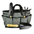 4 PC Large Gardening Tool Set With Tote Bag